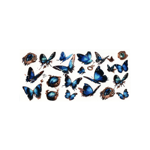 Blue Mystic Butterflies