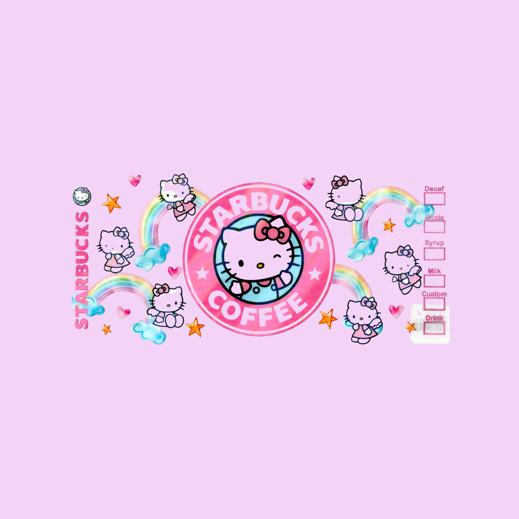 Holographic Kitty Hearts & Stars