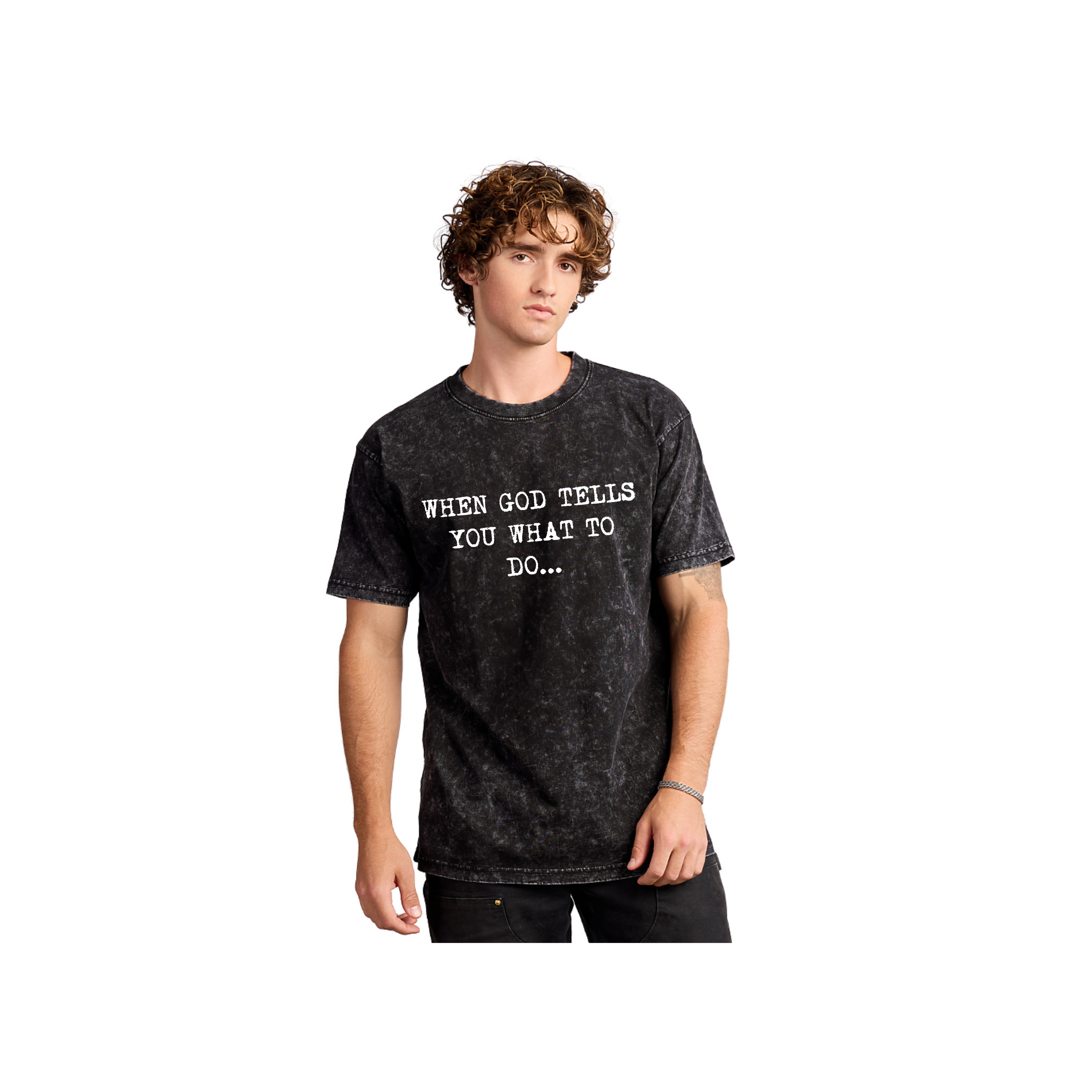 Mineral Faith shirt (When God Tells You What To Do)