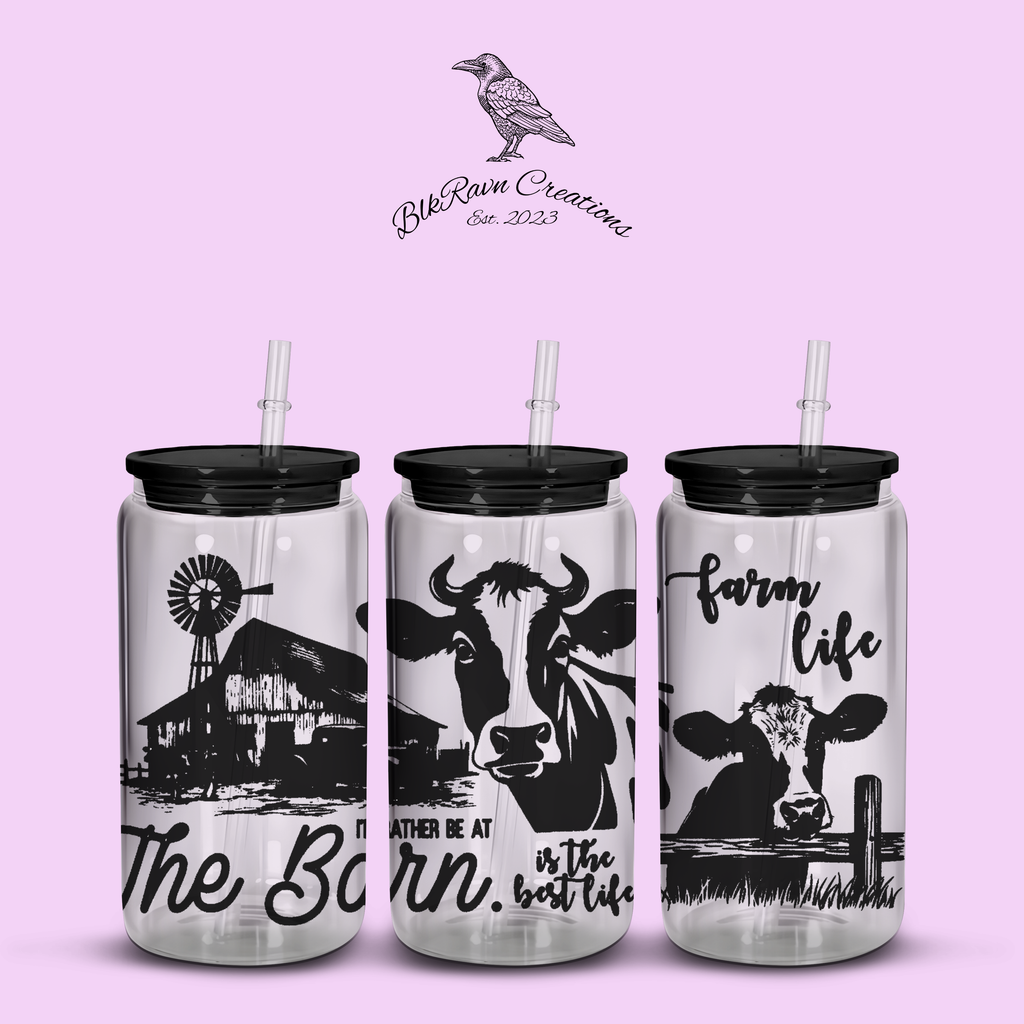 Barn Life UV DTF Wrap