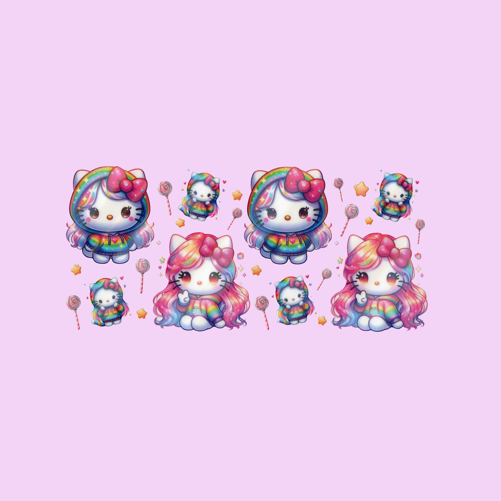 Holographic Rainbow Kitty