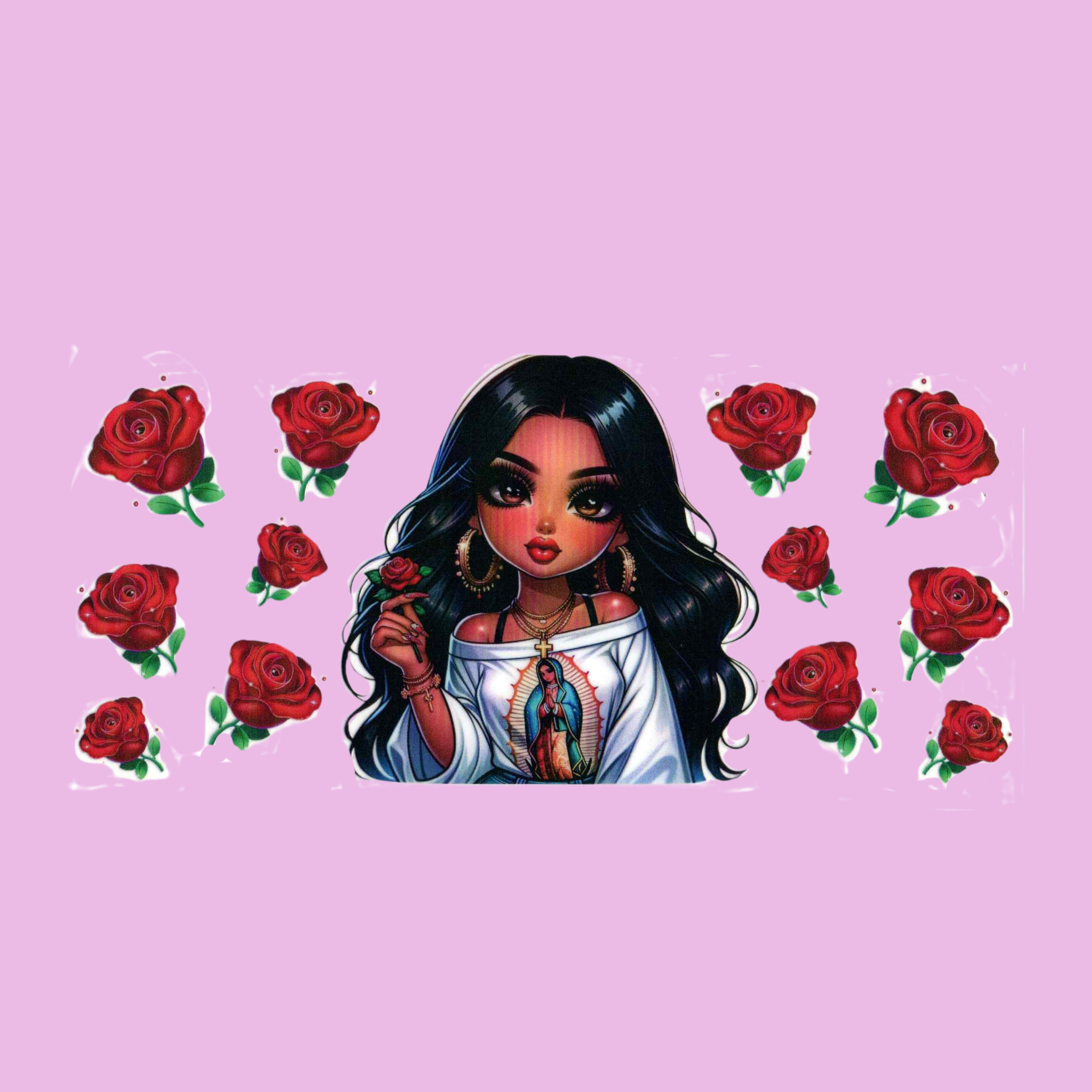 Chicana Rosas & Virgen