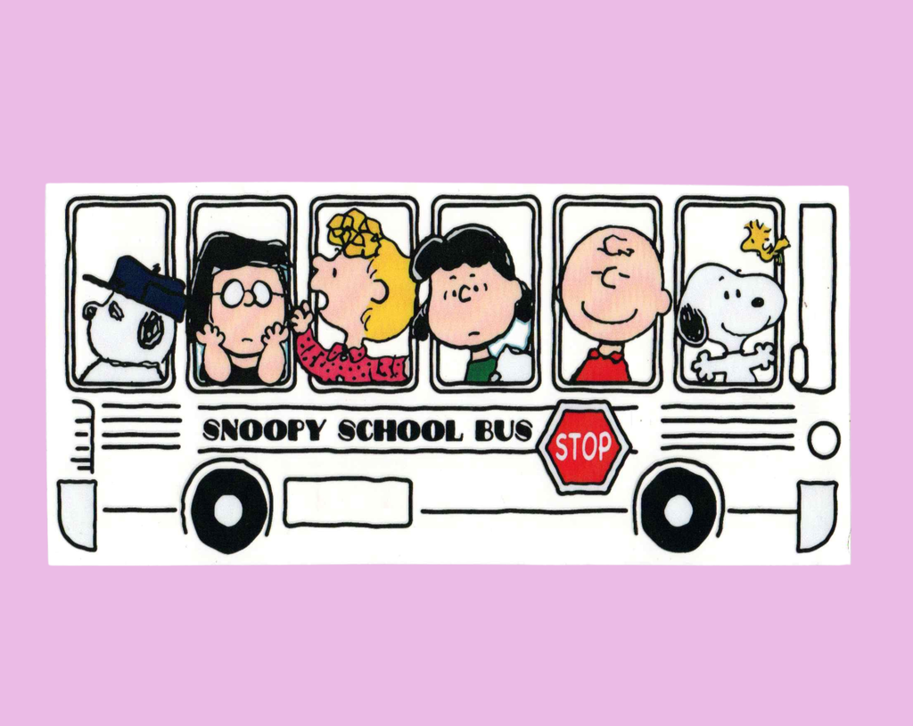 Snoopy School Bus